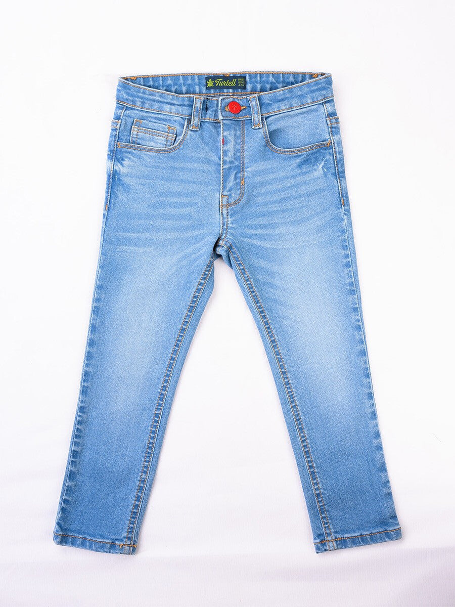 Pack of 3 - Kids & Babies 2 Chinos 1 Light Blue Jeans
