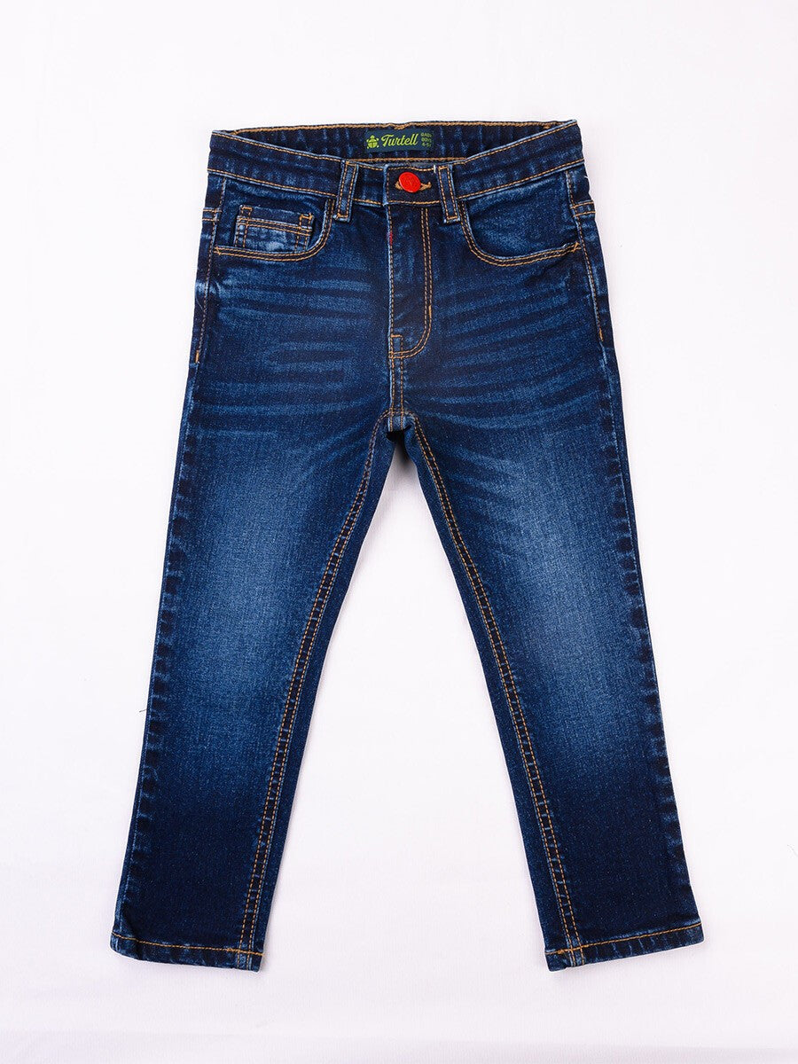 Pack of 3 - Kids & Babies 2 Chinos 1 Medium Blue Jeans