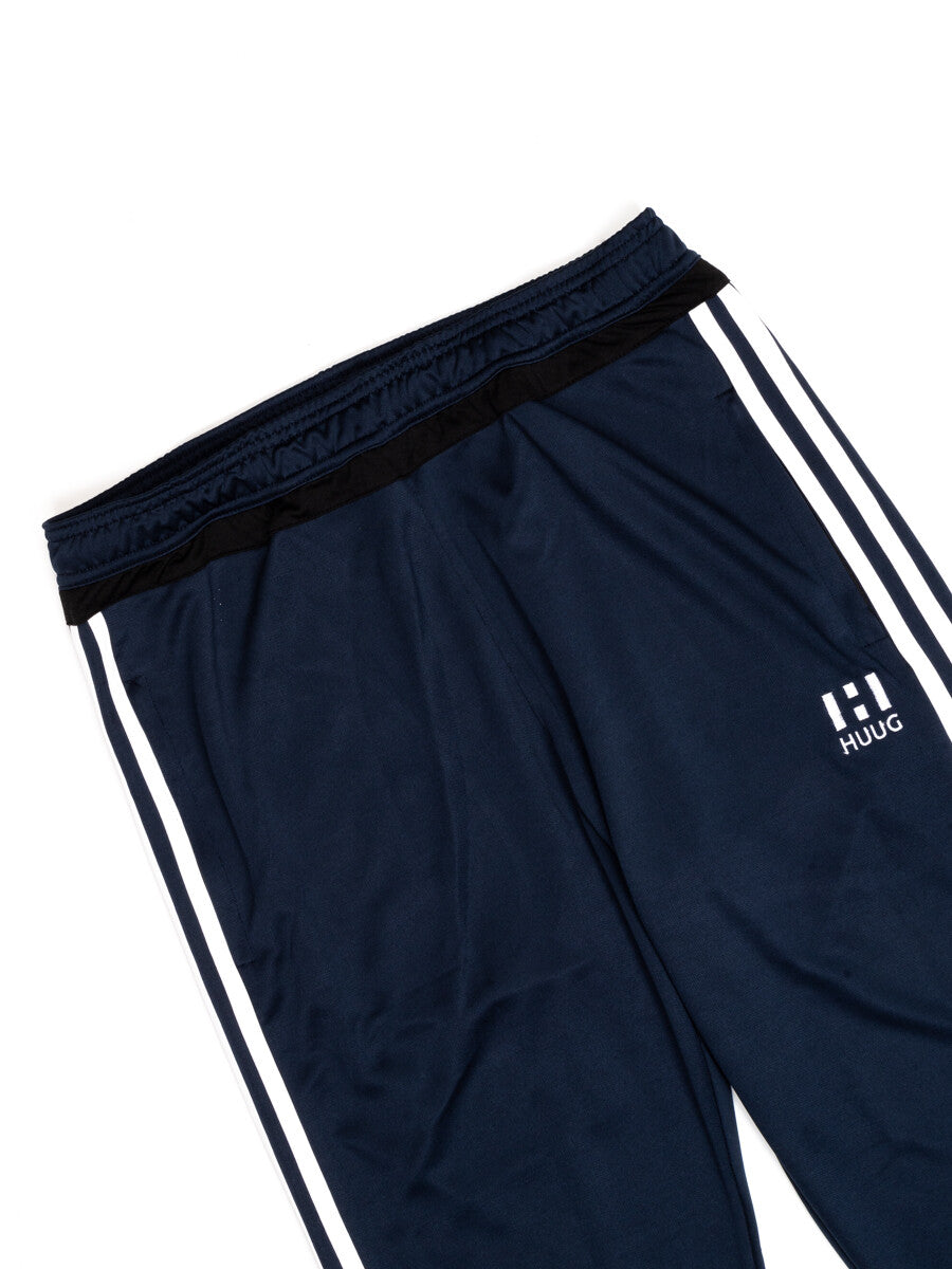 Men Navy Blue Track Pants