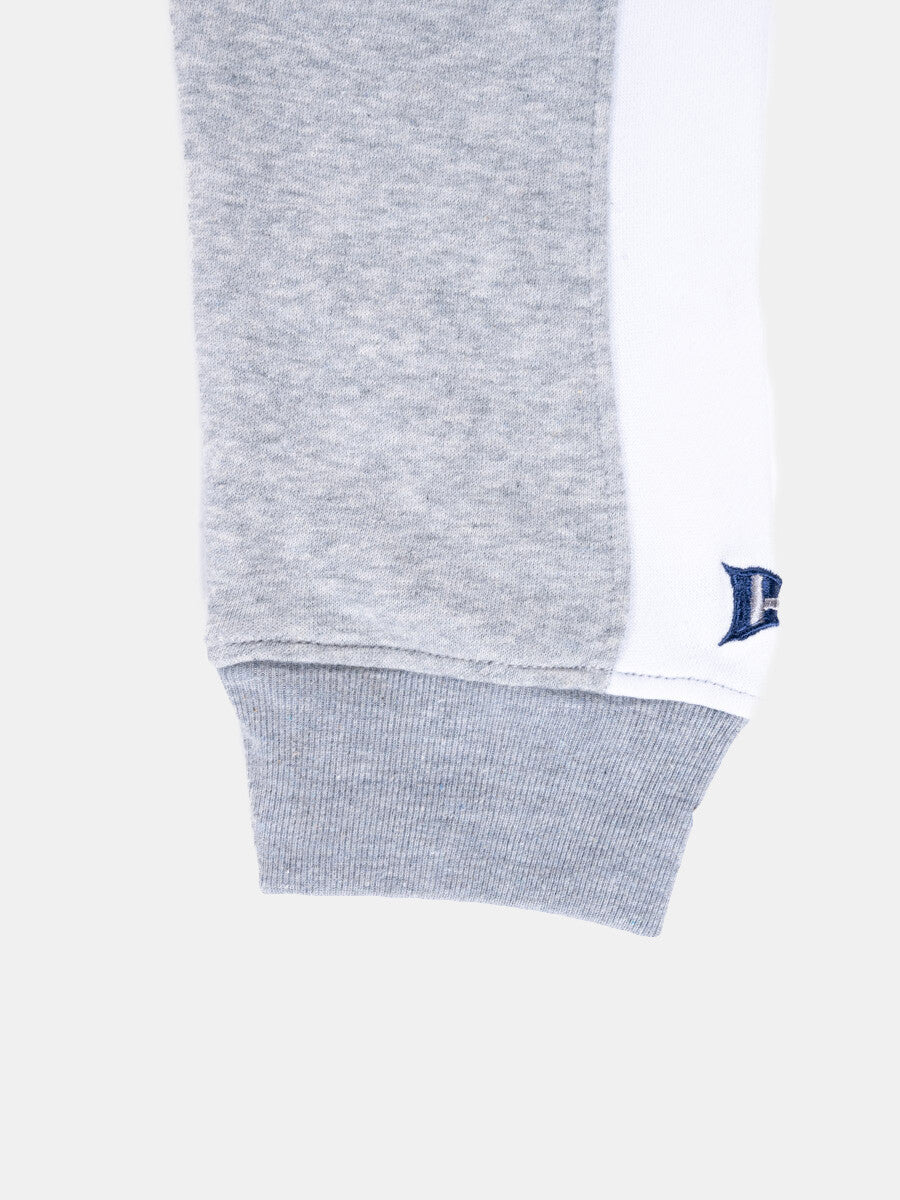 Kids Grey/Yellow/White Color-Blocked Sweatsuit