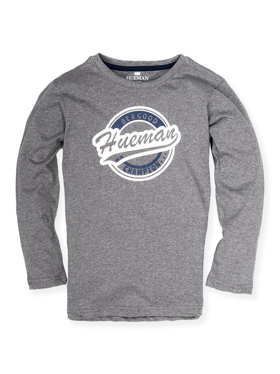 Kids Grey Full Sleeves T-Shirt