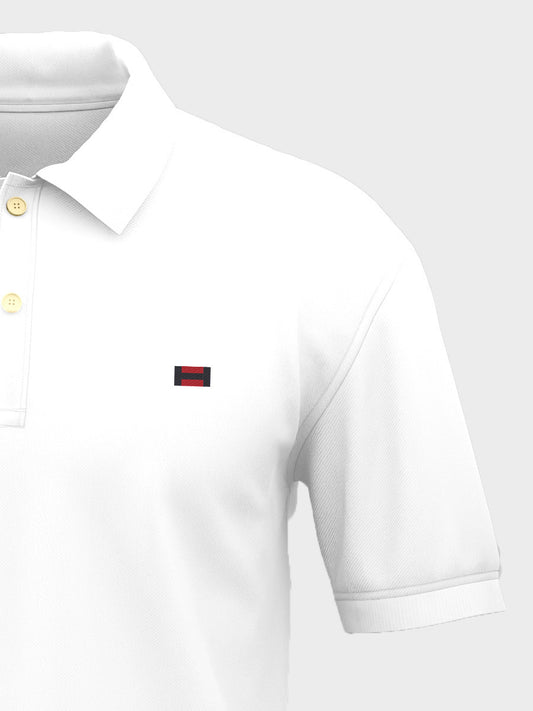 Men's Iconic White Polo Shirt