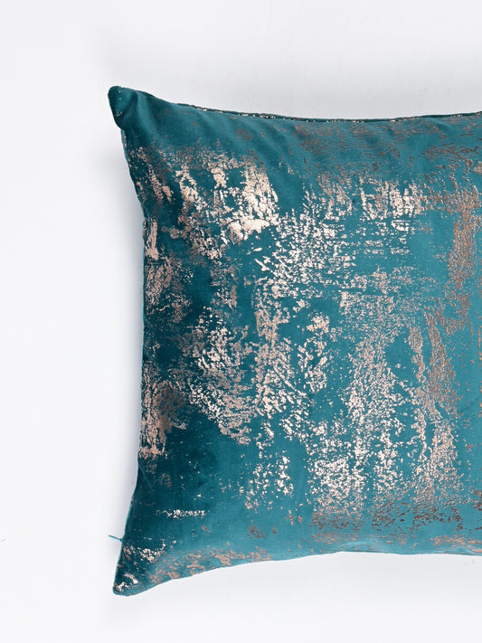 Shine Green Jaguar Cushion Cover