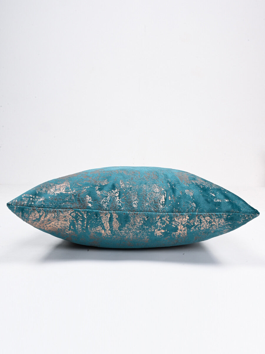 Shine Green Jaguar Cushion Cover