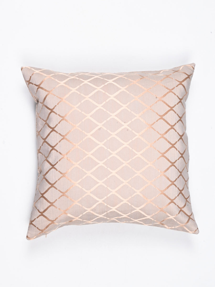 Splint Cream Silk Cushion Cover