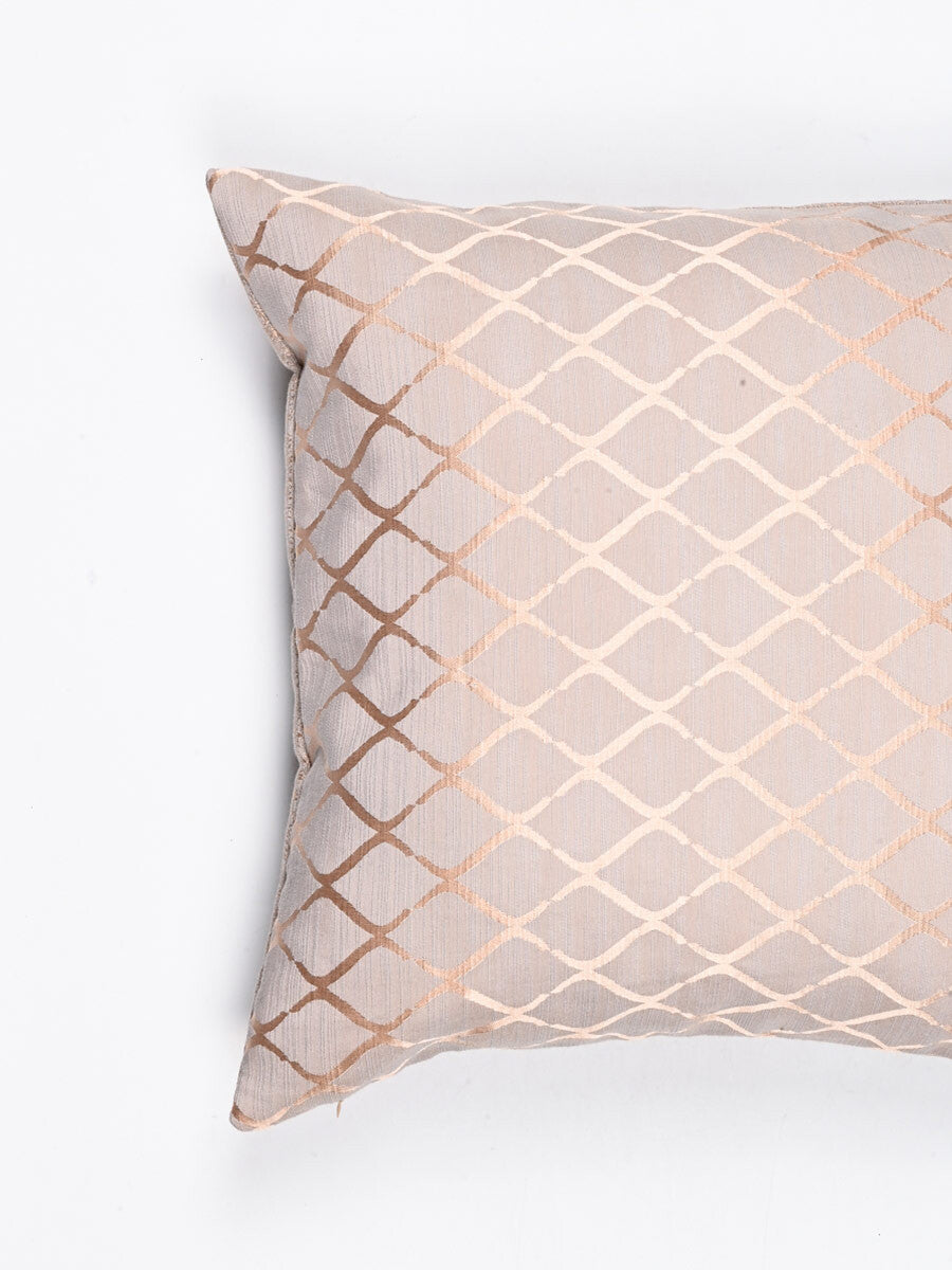 Splint Cream Silk Cushion Cover