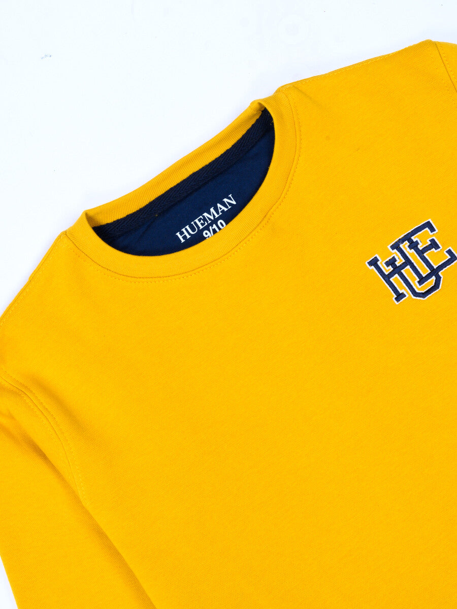 Kids Yellow Fleece Sweatshirt