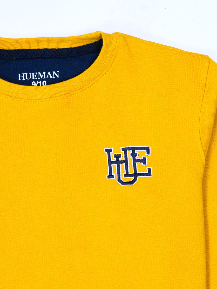 Kids Yellow Fleece Sweatshirt