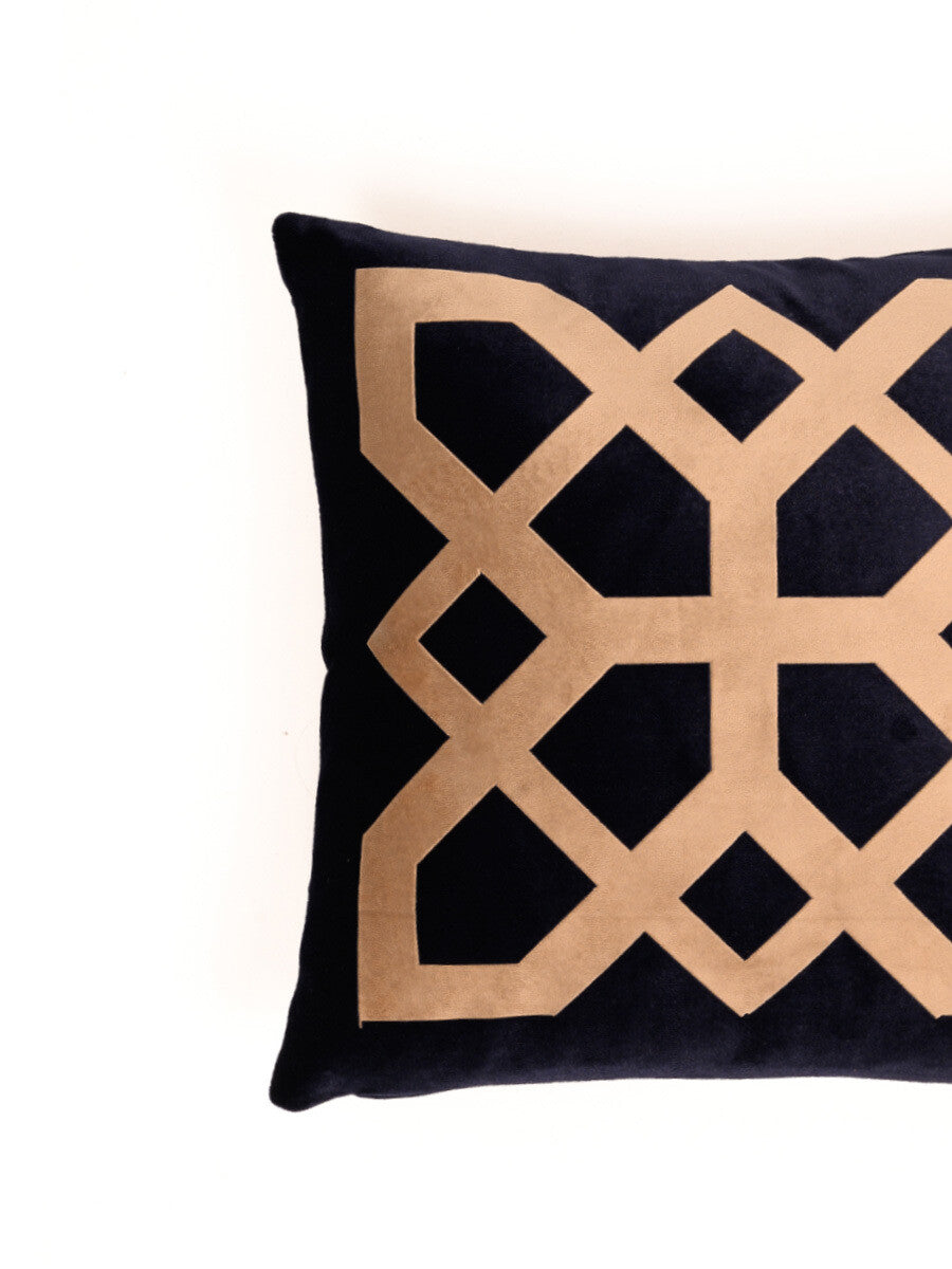Midnight Blue Velvet Cushion Cover
