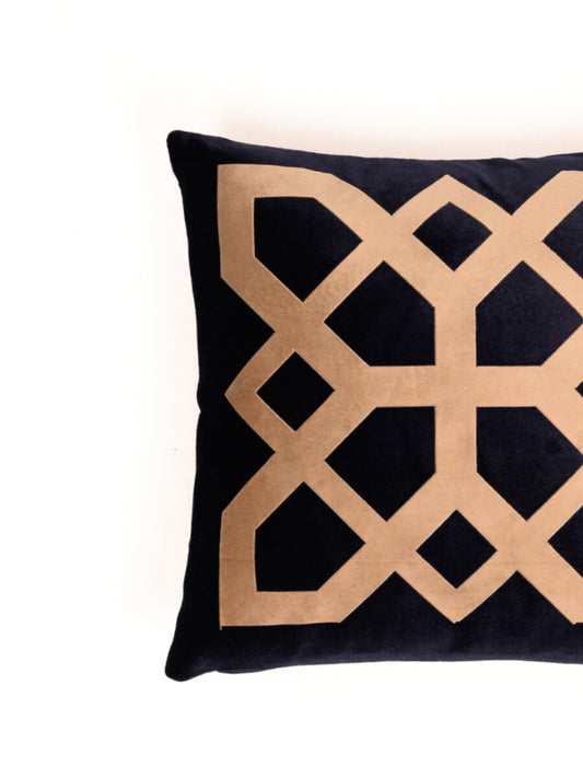 Midnight Blue Velvet Cushion Cover