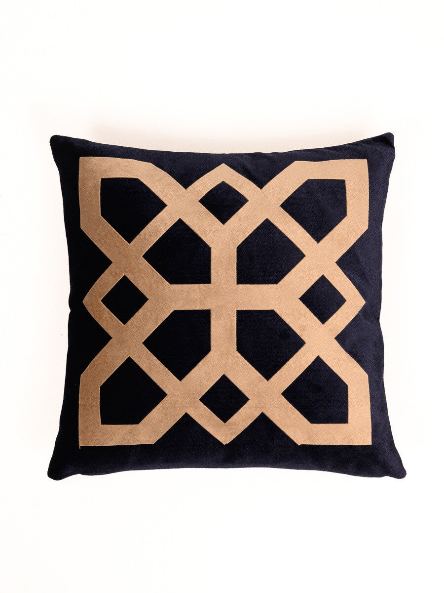 Midnight Blue Velvet Cushion Cover