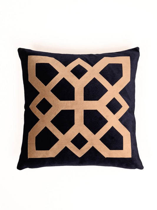 Midnight Blue Velvet Cushion Cover