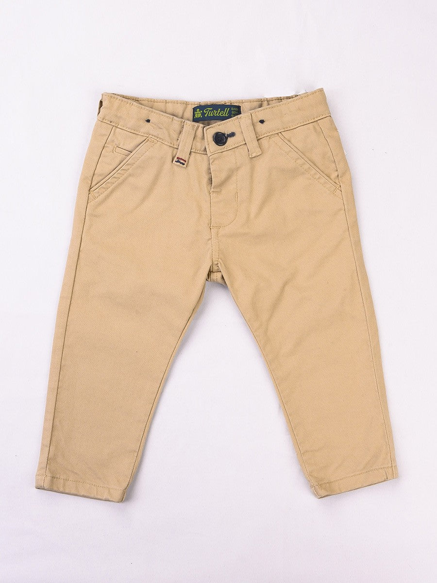 Turtell Kids Khaki Slim Fit Chinos