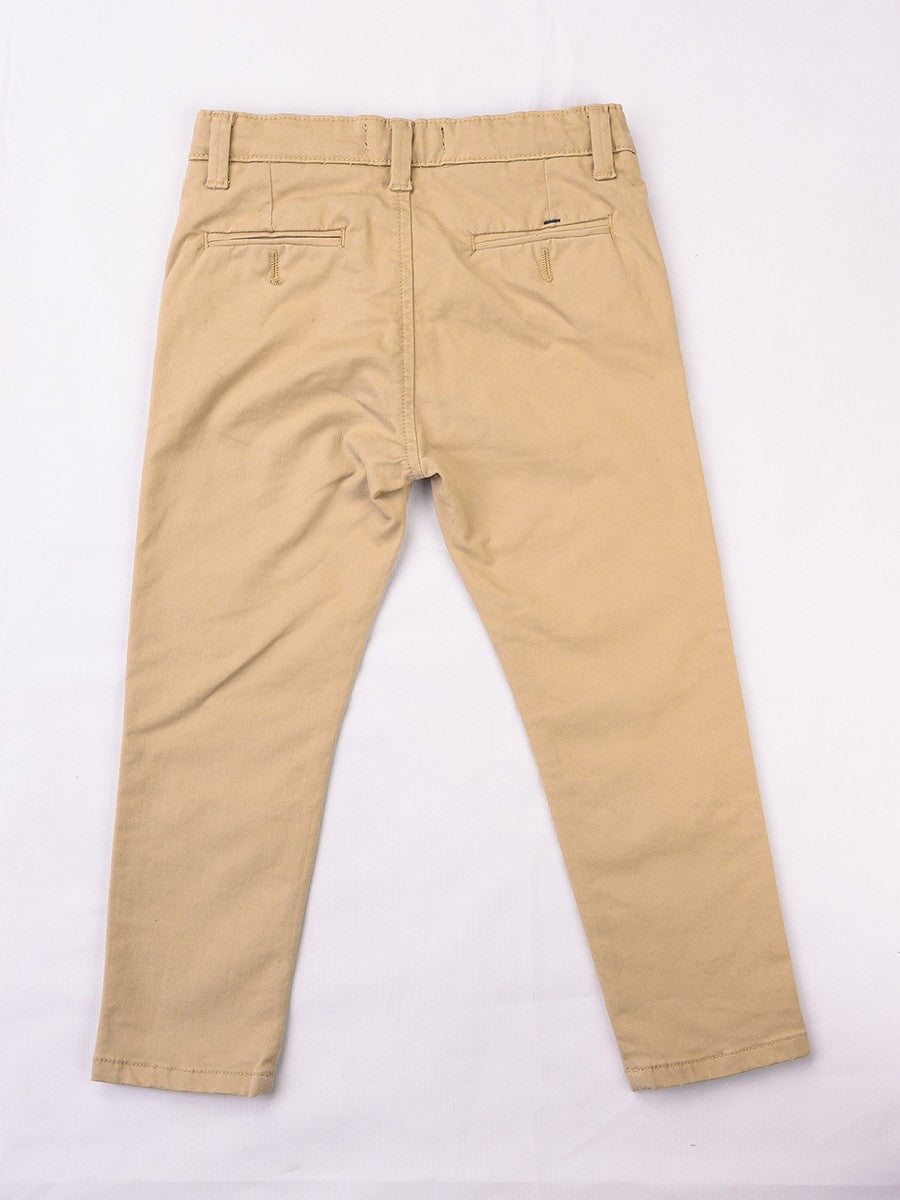 Turtell Kids Khaki Slim Fit Chinos