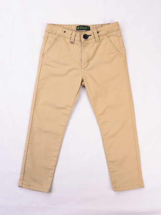 Turtell Kids Khaki Slim Fit Chinos