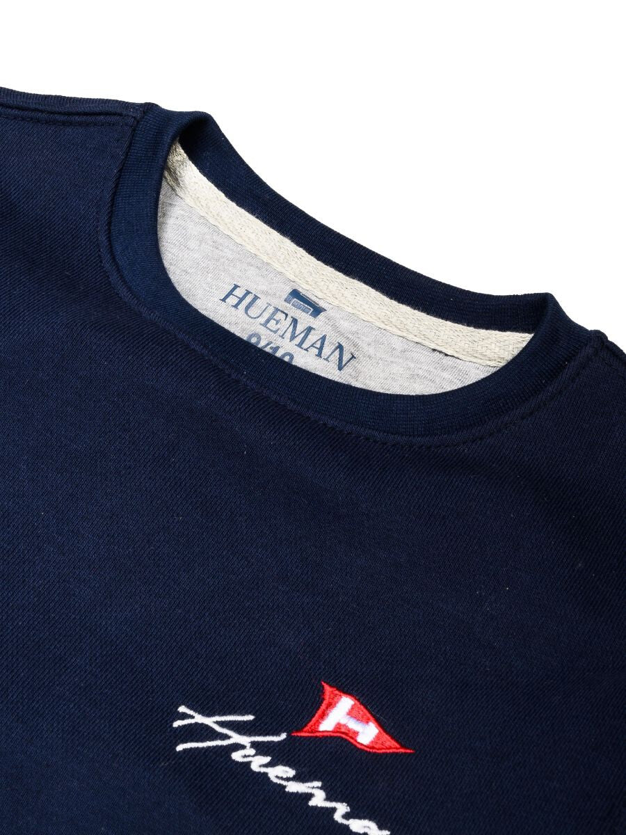 Kids Navy Blue Terry Sweatshirt