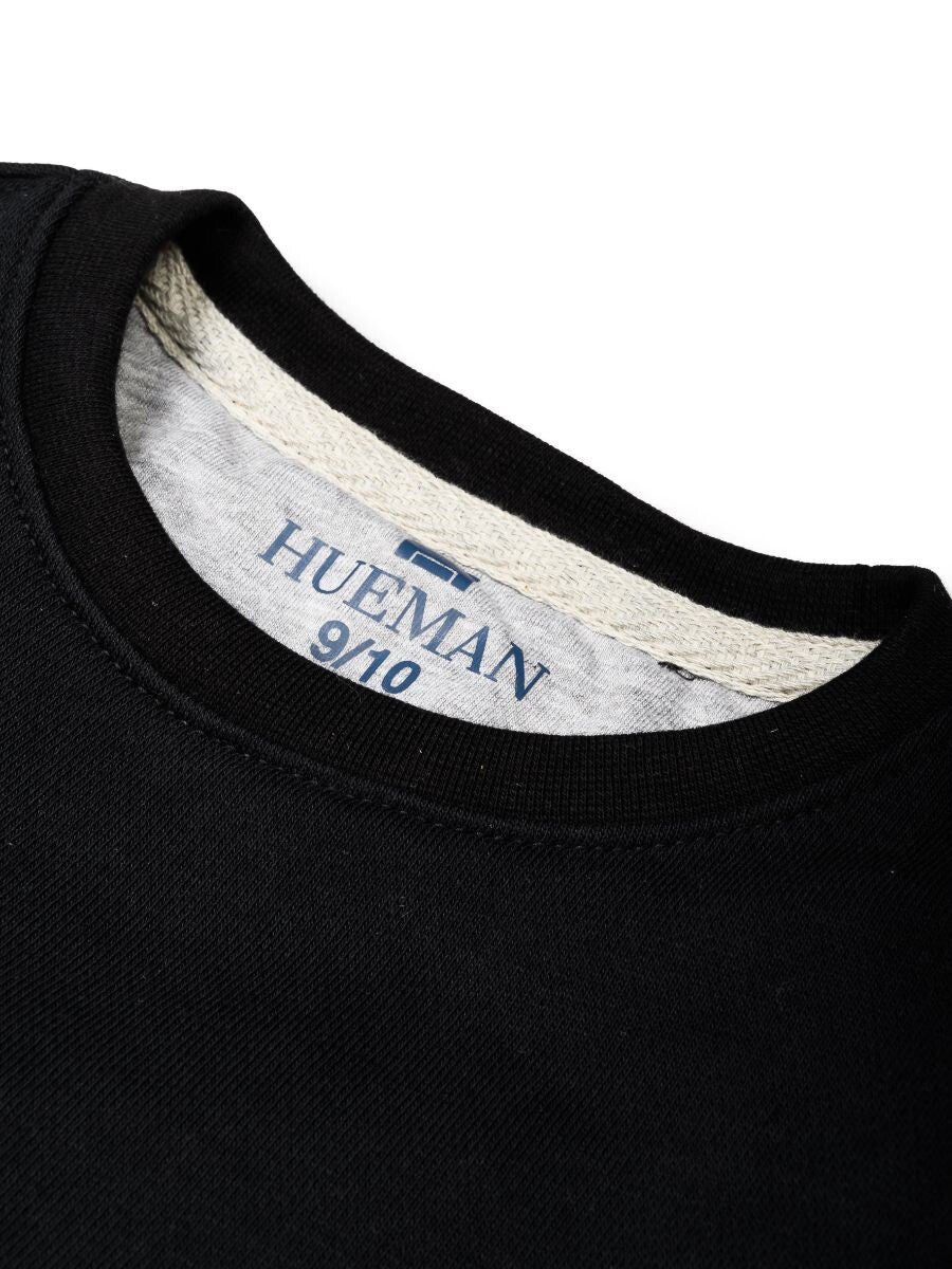 Kids Black Terry Sweatshirt