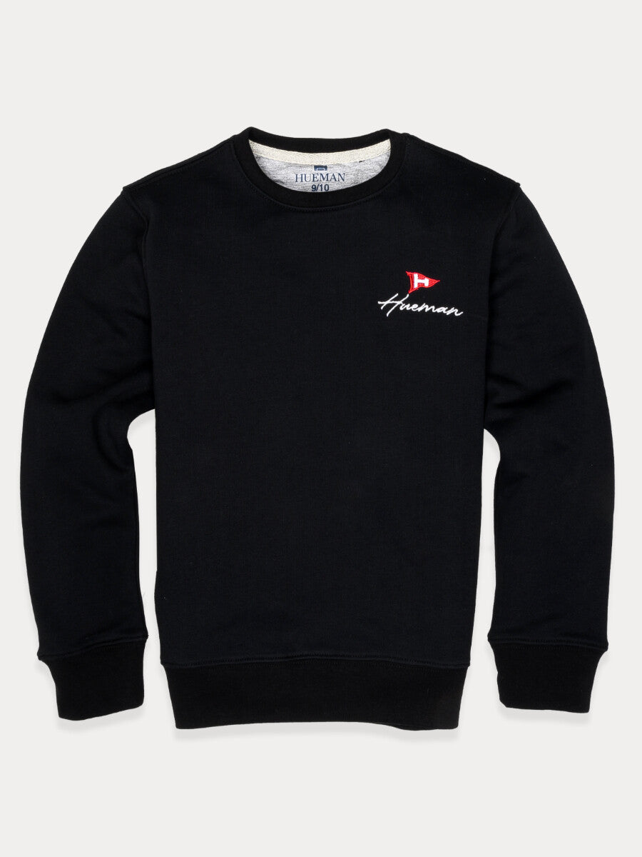 Kids Black Terry Sweatshirt