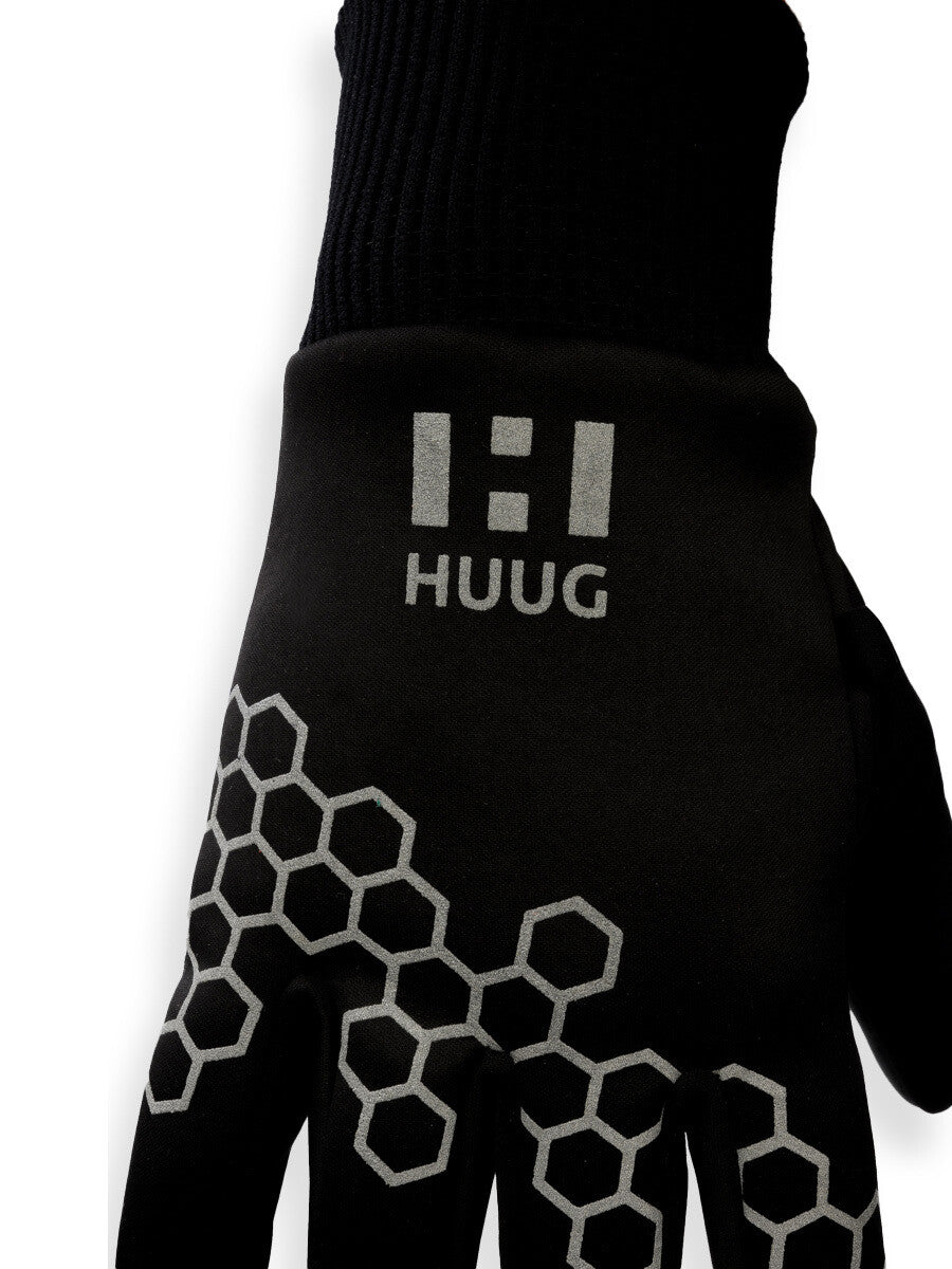 Unisex Touch Screen Winter Running Gloves Black