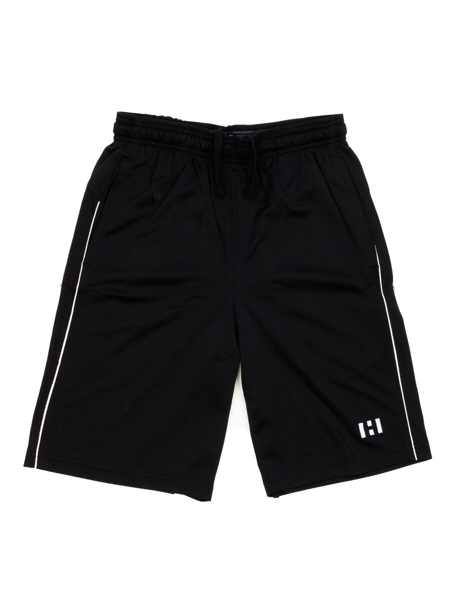 Men's Black Tech Graphic Shorts