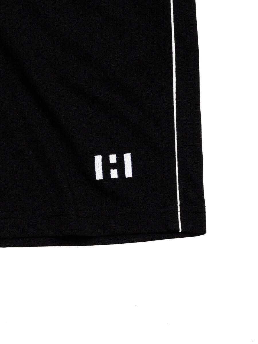 Men's Black Tech Graphic Shorts