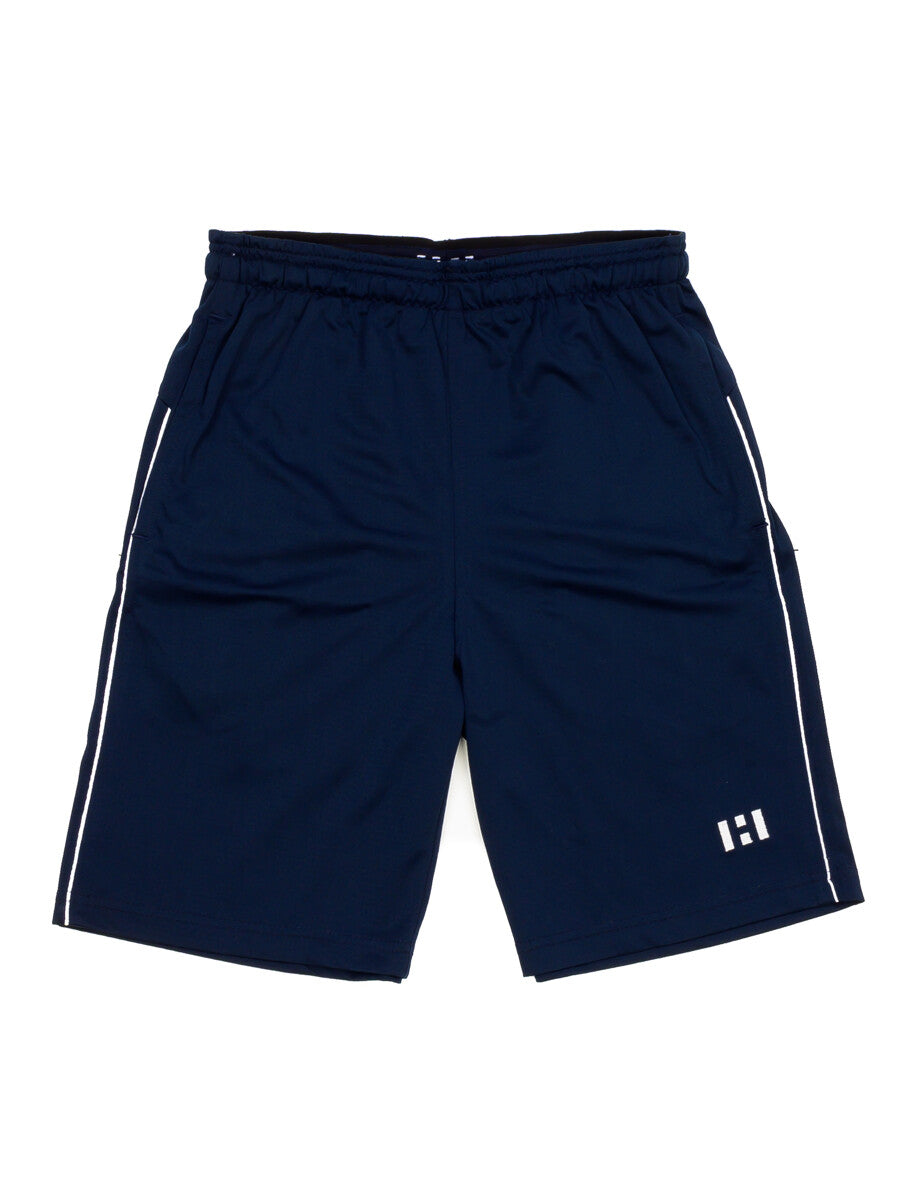 Men's Navy Blue Tech Graphic Shorts