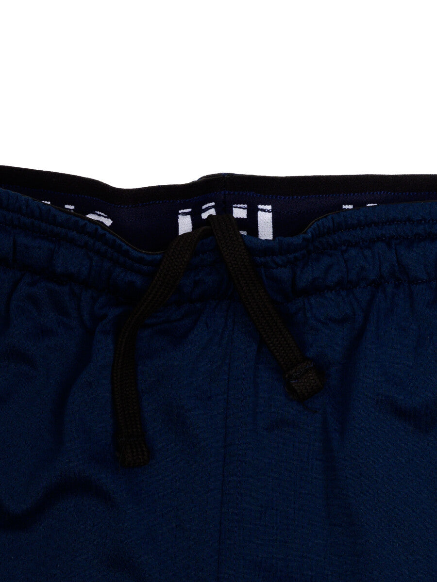 Men's Navy Blue Tech Graphic Shorts