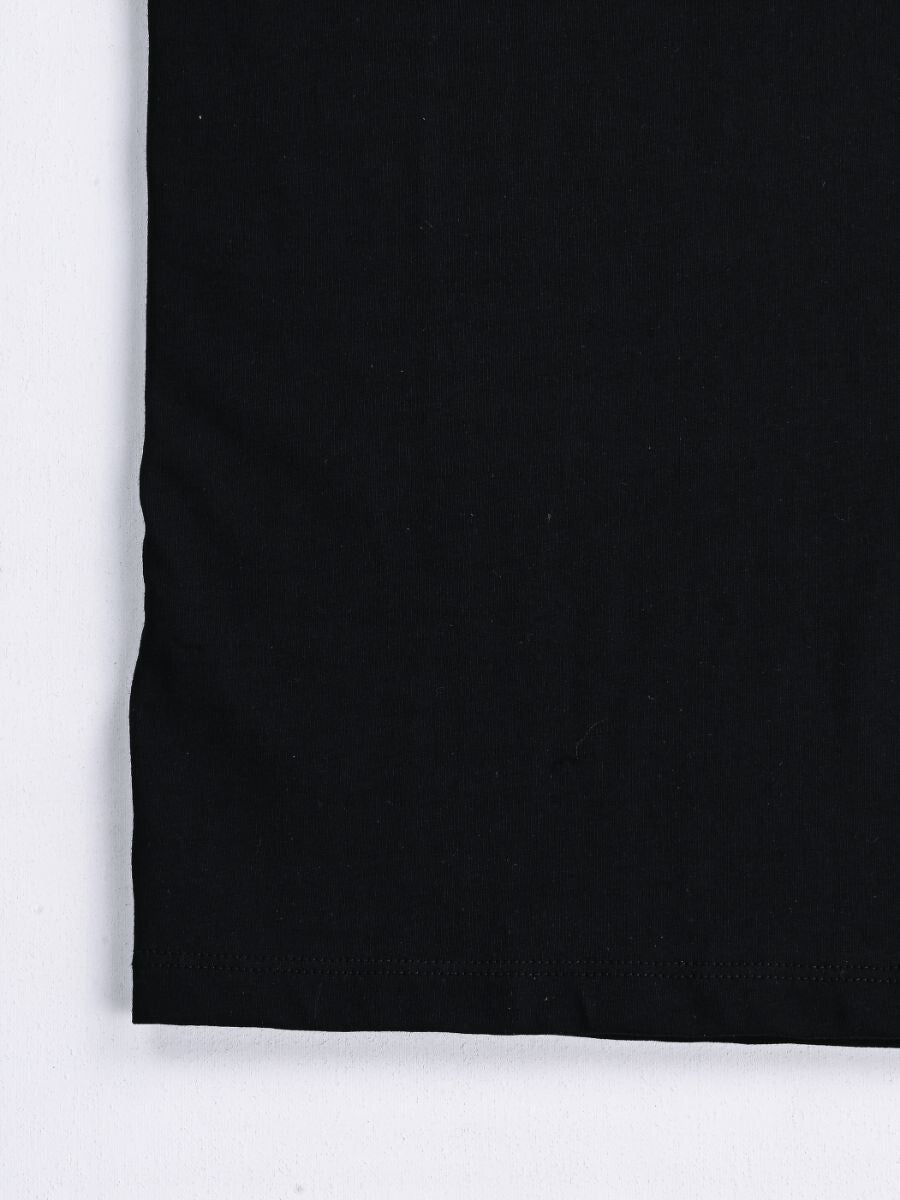 SF Flock Hash Black Cotton Tee Shirt