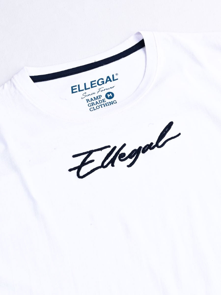 Cally Custom Fit Cotton Tee Shirt- White