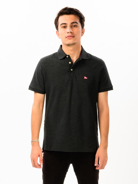 Super Soft Charcoal Grey Men’s Polo Shirt