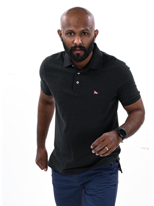 Super Soft Charcoal Grey Men’s Polo Shirt