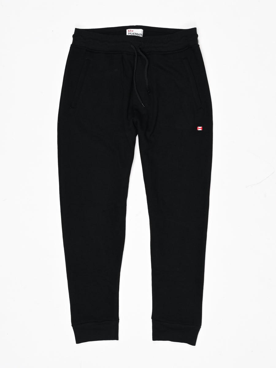 Men Black Slim-Fit Joggers