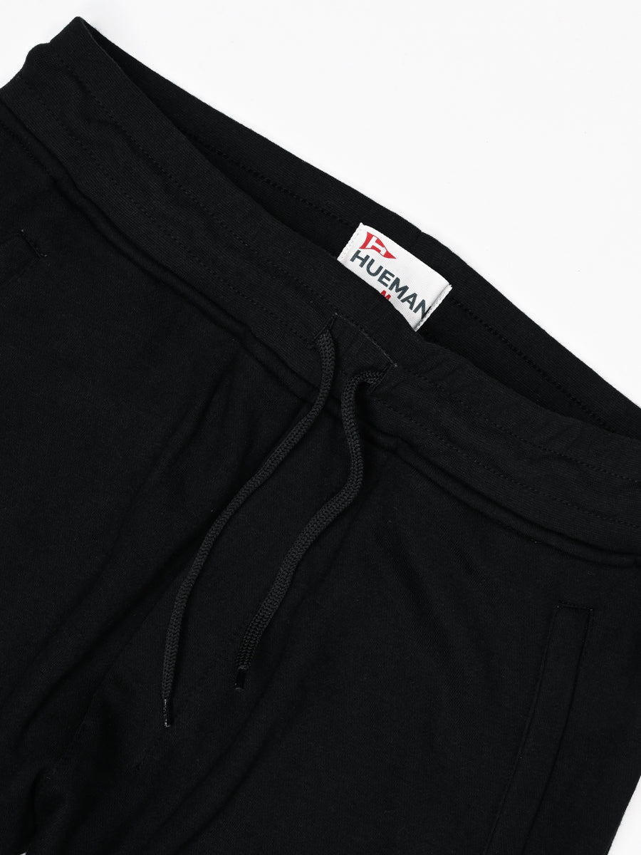 Men Black Slim-Fit Joggers