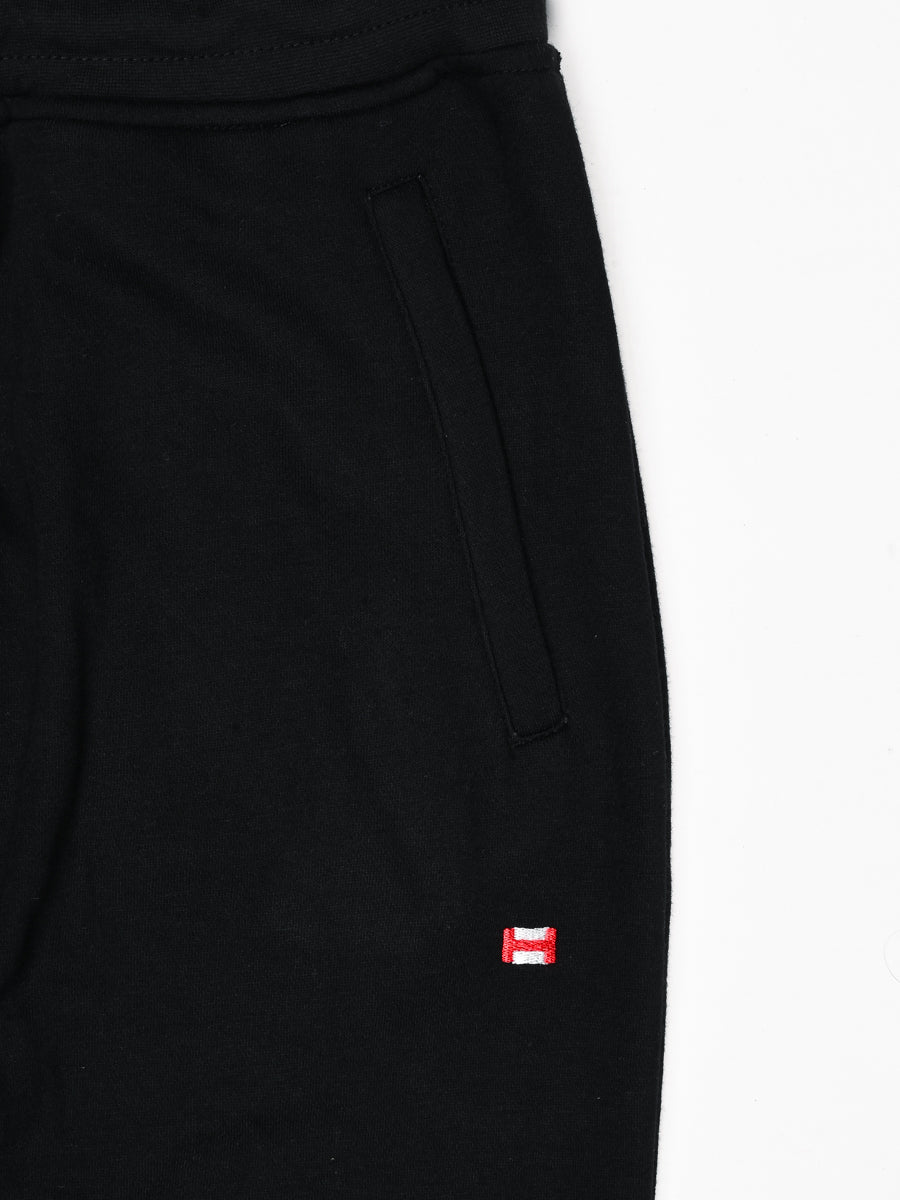 Men Black Slim-Fit Joggers
