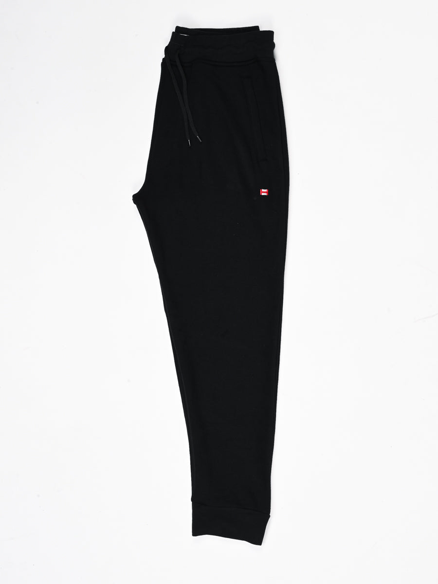 Men Black Slim-Fit Joggers