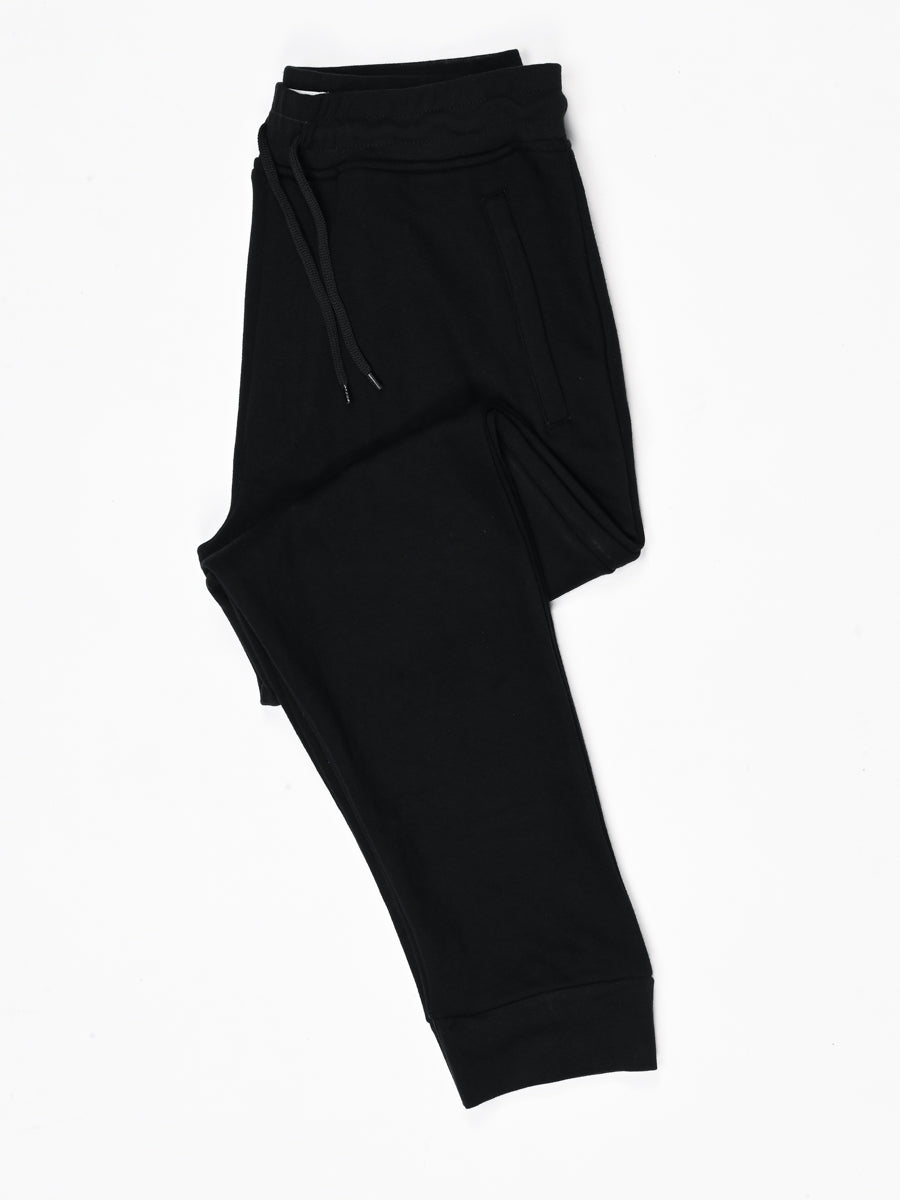 Men Black Slim-Fit Joggers