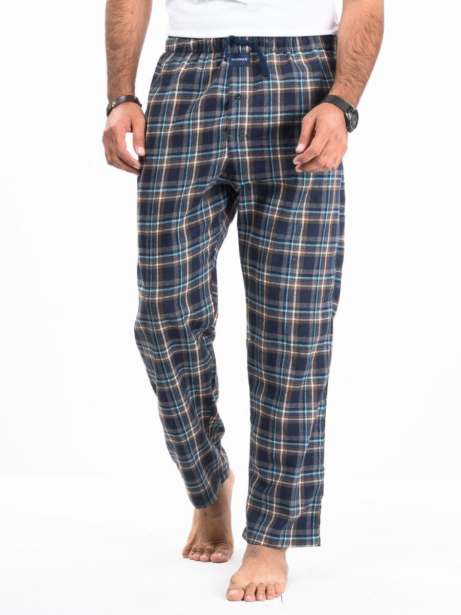 Flannel Plaid Black/White Relaxed Winter Pajama
