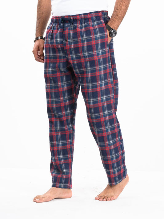 Flannel Plaid Red/Blue Relaxed Winter Pajama