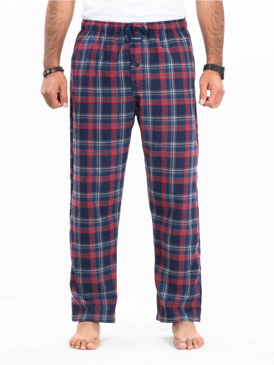 Flannel Plaid Red/Blue Relaxed Winter Pajama