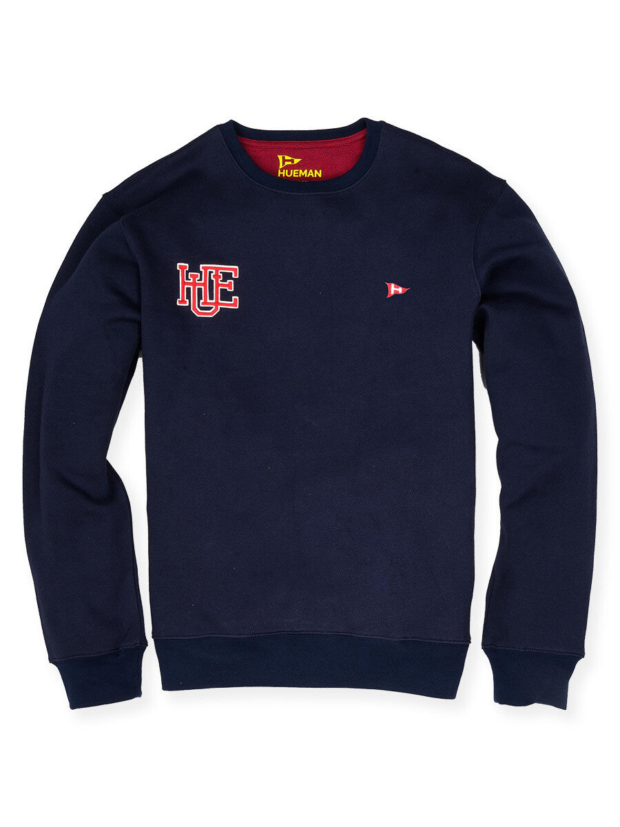 Men Navy Blue Sweatsuit