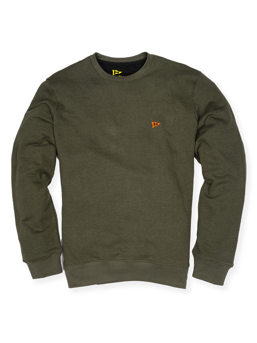 Men Olive Terry Sweatsuits