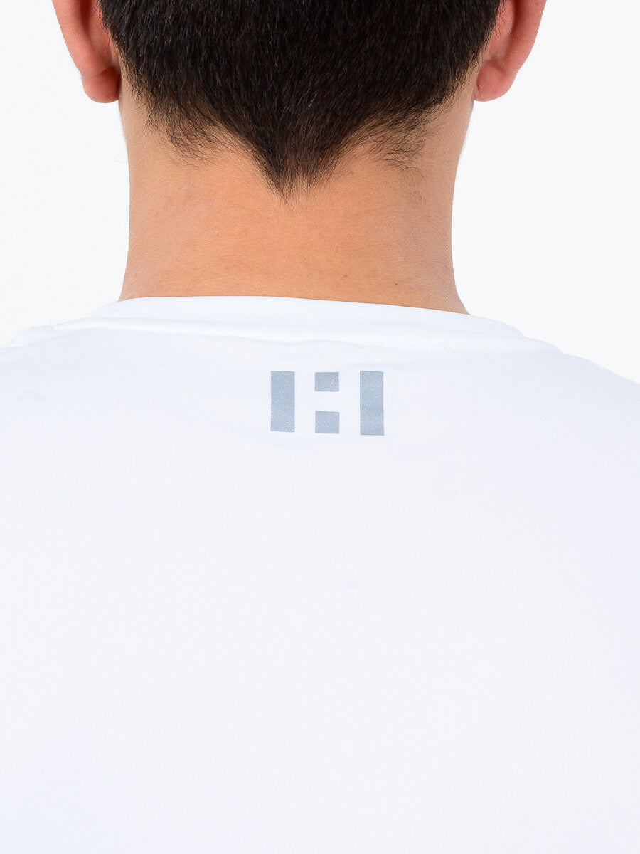 Men’s White Custom Fit Crew Neck T-Shirt