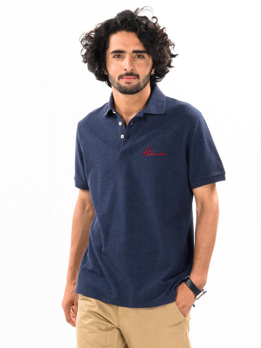 Navy Blue Regular Fit Men’s Polo Shirt
