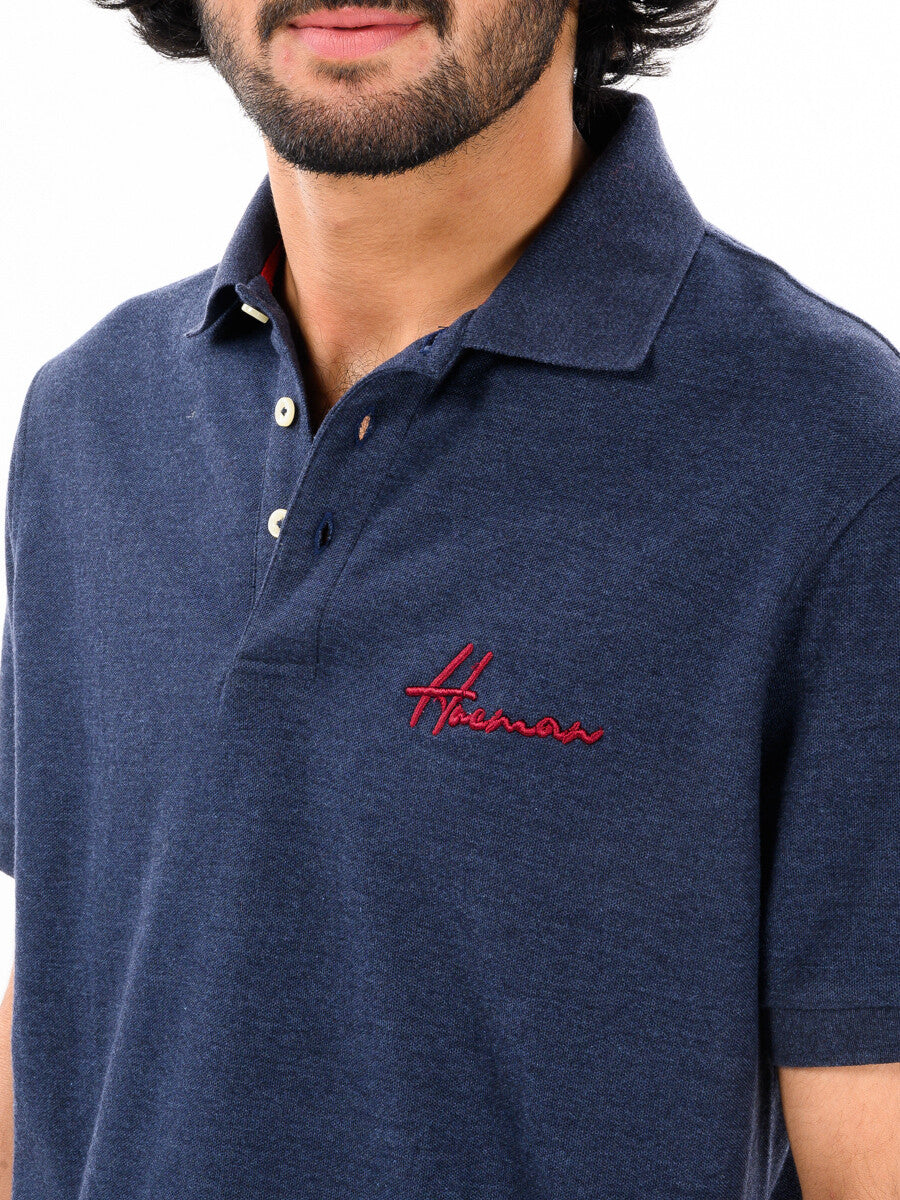 Navy Blue Regular Fit Men’s Polo Shirt