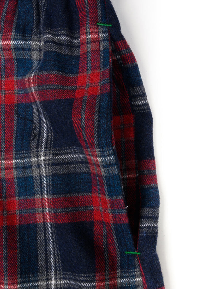 Red & Navy Flannel Relaxed Winter Pajamas - Pack of 2