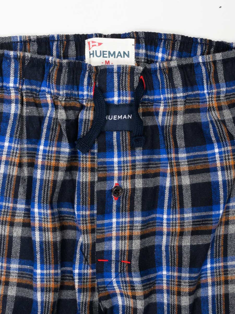 Red & Navy Flannel Relaxed Winter Pajamas - Pack of 2