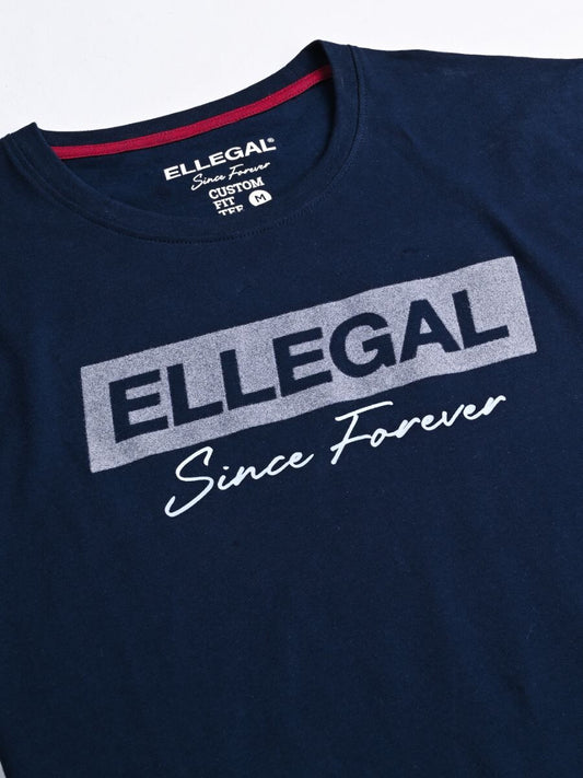 SF Flock Norwich Navy Cotton Tee Shirt
