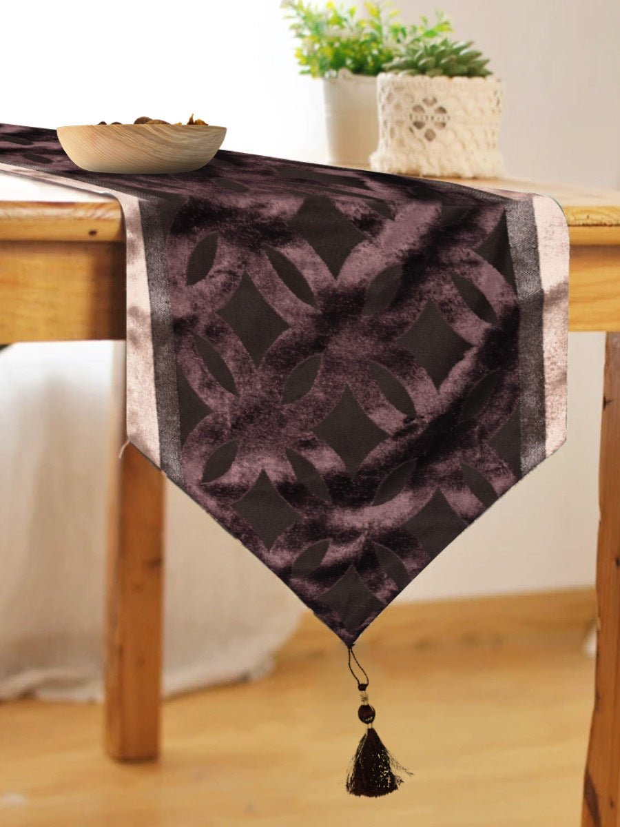Umber Brown Table Runner