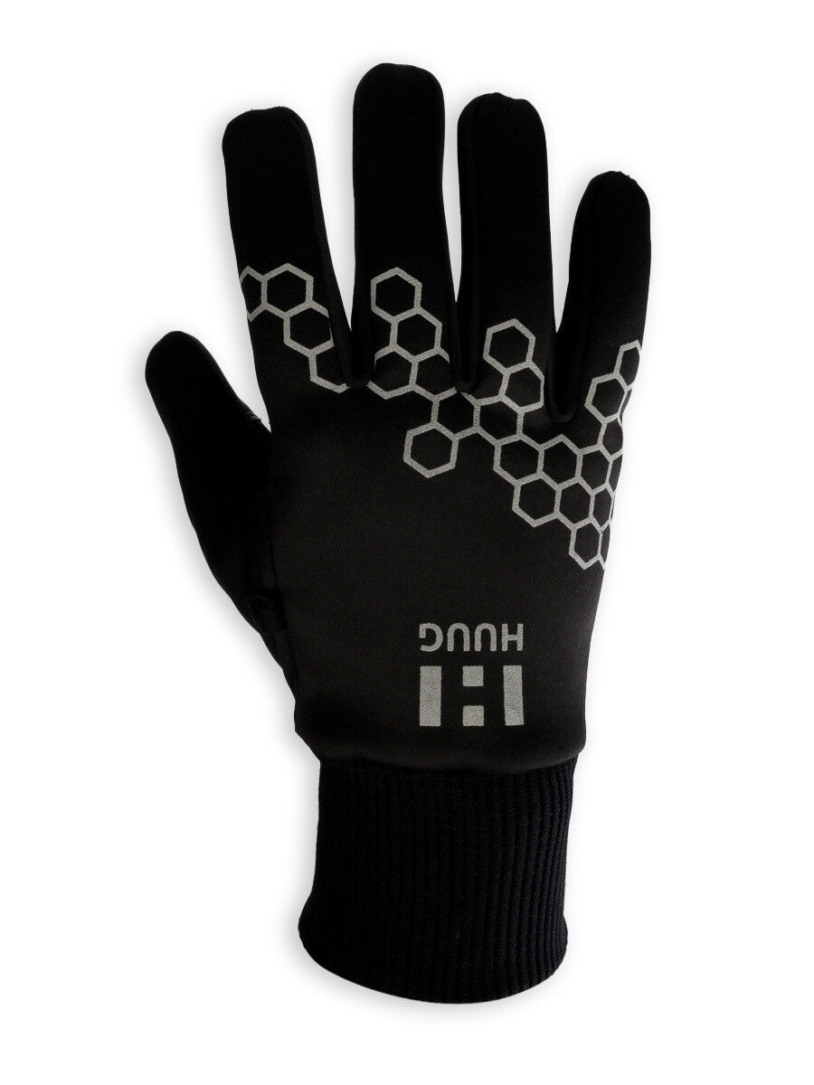 Unisex Touch Screen Winter Running Gloves Black