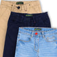 Pack of 3 - Kids & Babies 2 Chinos 1 Light Blue Jeans